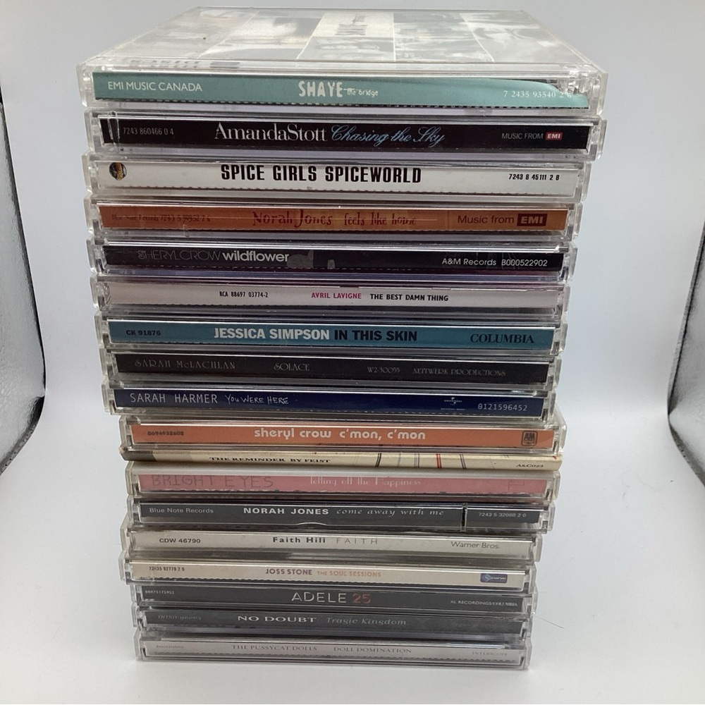 Lot of 18 Female Artist CDs Country Pop Rock Music Various Artists